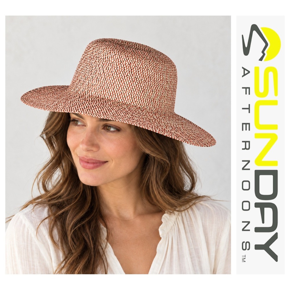 Sunday Afternoons Womens Paper Polyester Sun Beach Hat One Size
